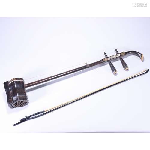 Chinese Wood Musical Implement Erhu