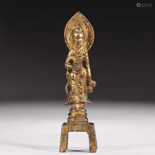 Gilt Bronze Figure of Buddha