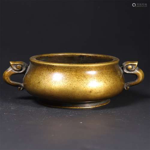 Bronze Double-Eared Censer