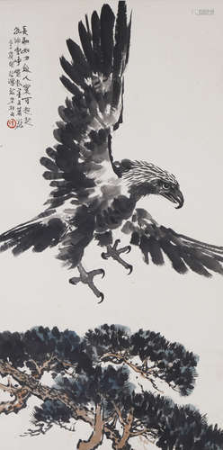 The Eagle，by Xu Beihong