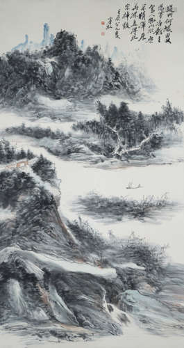 Chinese Landscape Painting by Huang Binhong