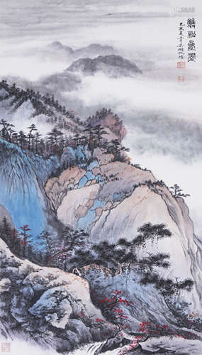 Chinese Landscape Painting by Wu Hufan