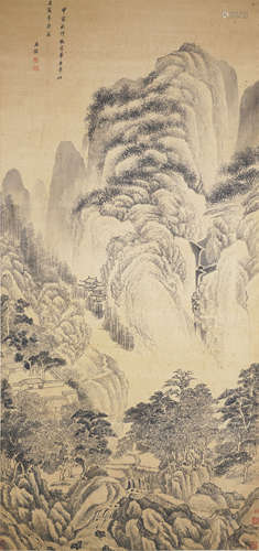 Chinese Landscape Painting by Wang Jian