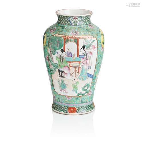 A FAMILLE ROSE VASE