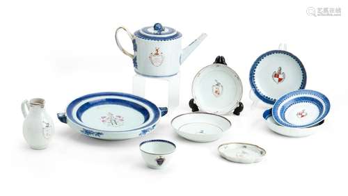 A COLLECTION OF CHINESE ARMORIAL PORCELAIN