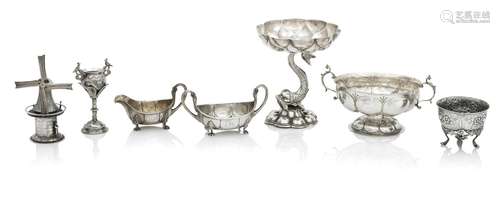 A COLLECTION CONTINENTAL SILVER ITEMS