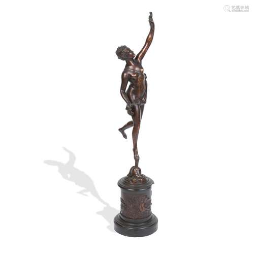 AFTER GIAMBOLOGNA (ITALIAN, 1529-1608): A PATINATED BRONZE O...