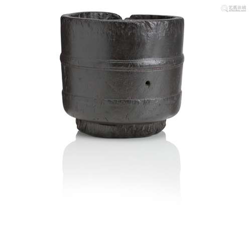 AN IRISH BOG OAK MORTAR