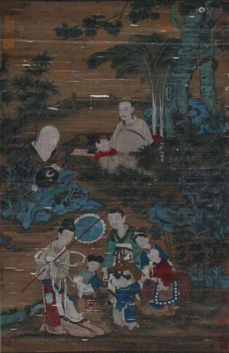 A Chinese Scroll Painting By Wu Zongyuan