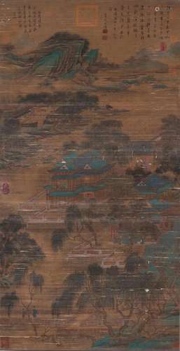 A Chinese Scroll Painting By Li Cheng