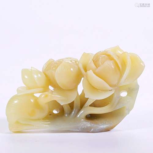 A Chinese Jade Carving Qing Dyn.