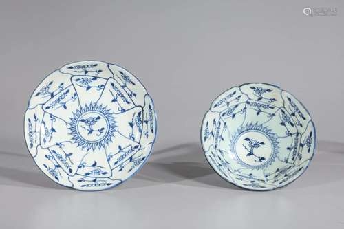 Two Chinese Blue & White Porcelains