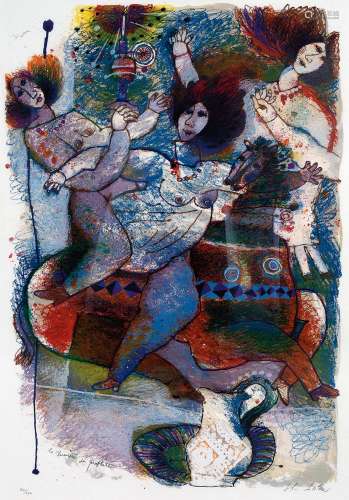 西奥·托比亚斯（1927～2012） 无题 石版画 170/250
