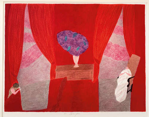 皮埃尔·彭贡潘 （b.1938） 红沙龙 版画 HC版