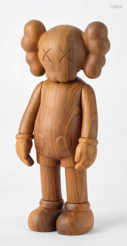 KAWS 2001年作 KARIMOKU 同伴 木雕 100版