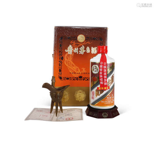 80年代 贵州茅台酒 珍品压陈年 铁盖