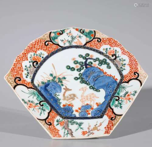 Chinese Porcelain Famille Verte Dish