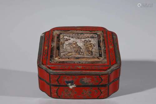 Chinese Lacquer & Gilt Box