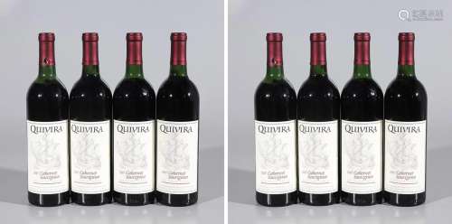 Lot of 8 Bottles of Quivera Dry Creek Valley Cabernet