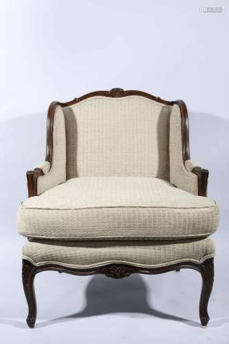 Linen Fabric Accent Chair