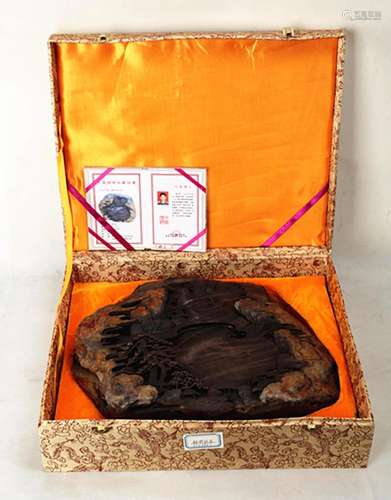 LARGE DUAN INK STONE PRODUCED BY THE WELL KNOWN