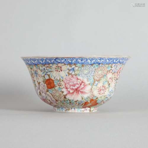 A Chinese Late Qing to Republic Period 'Mille-fleurs&#x...