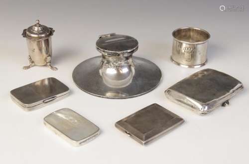 * A selection of silver and silver coloured tableware and ac...