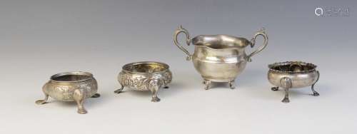 A George V twin-handled silver sucrier, J & R Griffin, C...