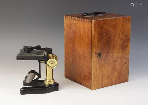 A German dissecting microscope by E. Leitz of Wetzlar, early...