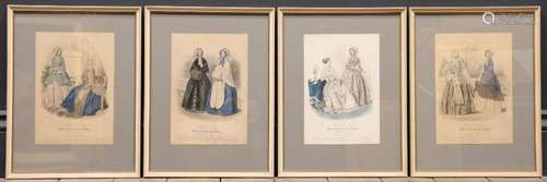 * A set of four Modes De Paris, Petit Courrier Des Dames fas...