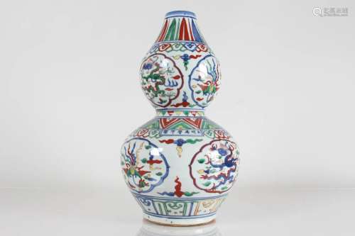 A Chinese Calabash-fortune Ancient-framing Porcelain