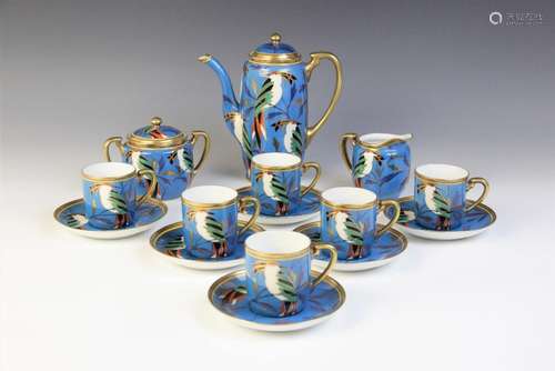 * A Noritake six setting coffee service, comprising: a coffe...