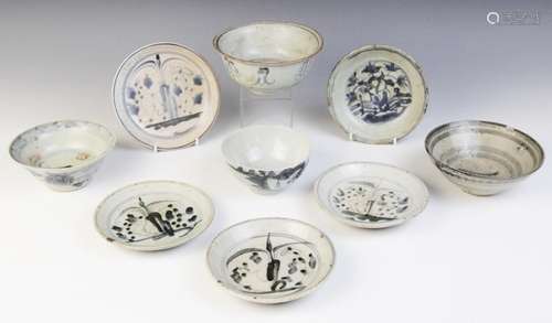 A selection of Chinese shipwreck porcelain cargo wares, Ming...