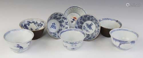 Shipwreck interest: Eight Chinese porcelain tea bowls, 18th ...