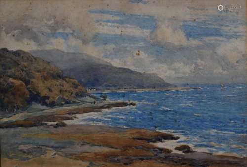 Alfred Heaton-Cooper (1863-1929) watercolour coastal landsca...