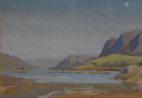 Rosalie Winifred Thurston (1905-1991) watercolour landscape ...