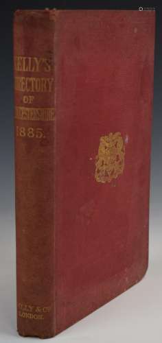 Kellys Directory of Gloucestershire 1885 the fifth edition r...