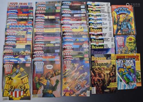 Seventy-two 2000AD comics including 3 annuals, together with...