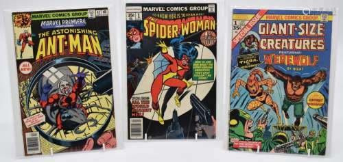 Three Marvel bronze age comics comprising Marvel Premier #47...