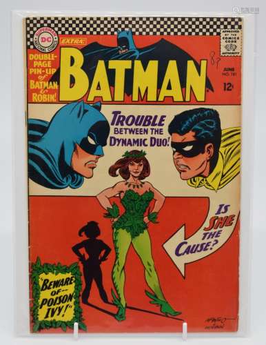 Batman issue #181 by DC comics 1st appearance of Poison Ivy ...