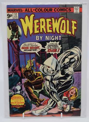 Werewolf By Night issue #32 1st appearance of Moon Knight, k...