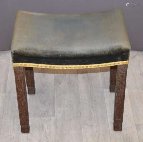 King George VI Coronation stool by Glenister with alater Int...