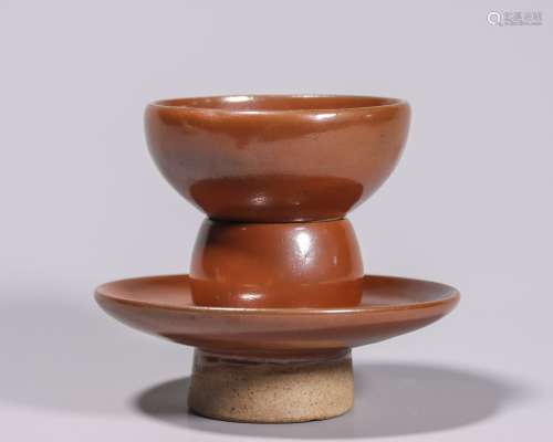 Set Of Zijin Glaze Porcelain Tea Vessels, China
