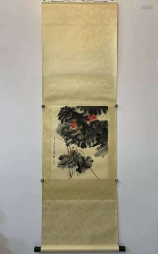 Ink Painting Of Lotus - Zhang Daqian, China