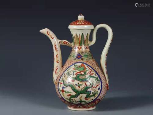 Da Ming Cheng Hua Famille Verte Porcelain 