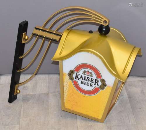 Kaiser Beer advertising lamp, H50cm