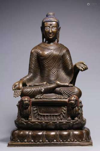 Swat-Style Statue Of Sakyamuni Buddha, China