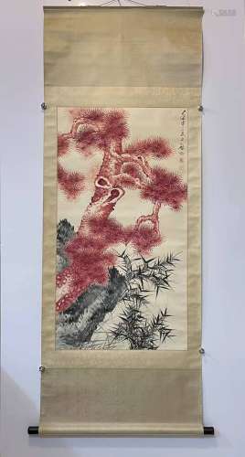 Ink Painting Of Flowers - Qigong, China