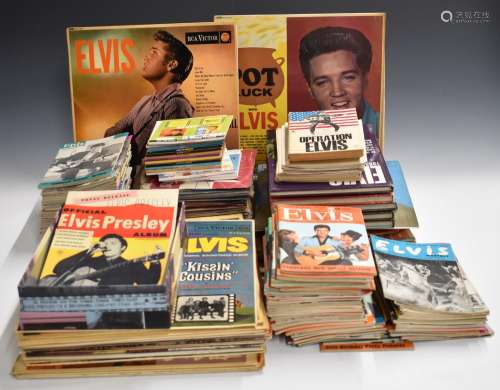 Elvis Presley - A collection of albums, singles, EPs, CDs, b...
