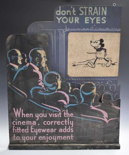 Disney interest vintage opticians shop display with heading ...